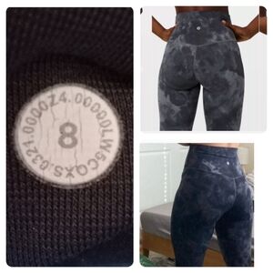 🍋 Lululemon 🍋 Align 28" SUPER HIGH-RISE Diamond Dye Size 8